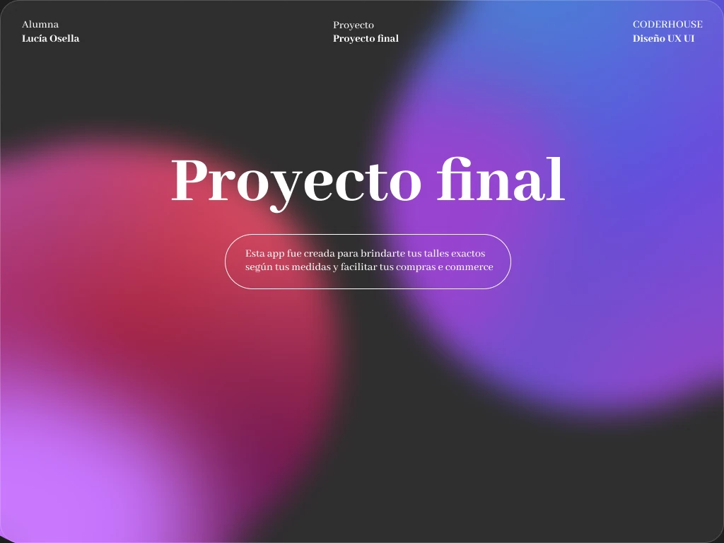 Guía de talles — prototipo de aplicación