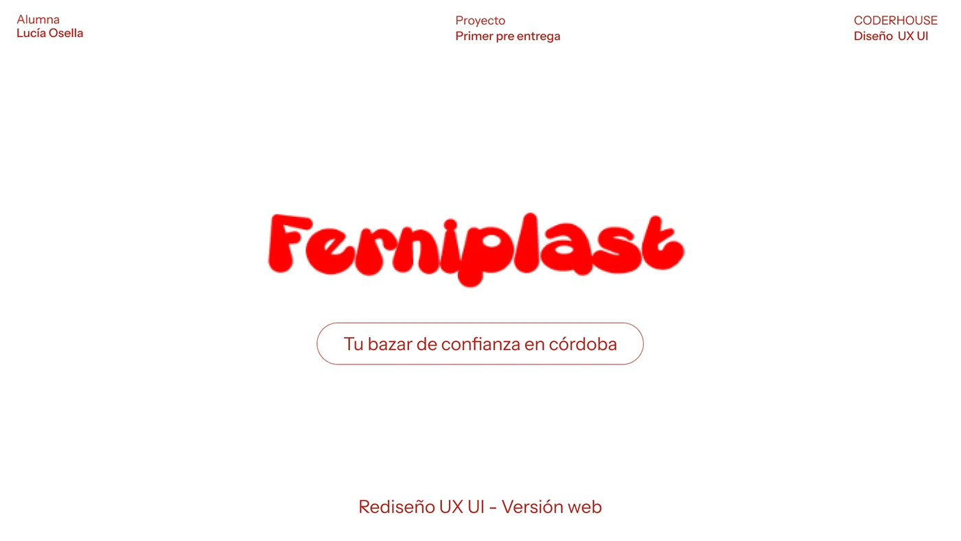 Rediseño del sitio de Ferniplast — UI y navegación